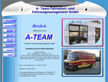 Tablet Screenshot of a-team-erfurt.de